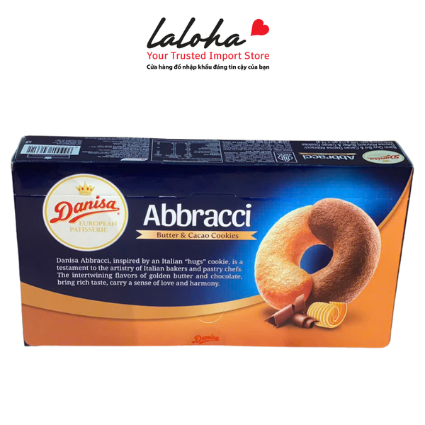 BÁNH QUY BƠ CACAO | DANISA ABBRACCI - ĐAN MẠCH | 168G