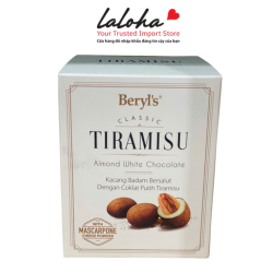 SOCOLA | BERYLS - MALLAYSIA | CLASSIC TIRA ALMOND WHITE | 100G