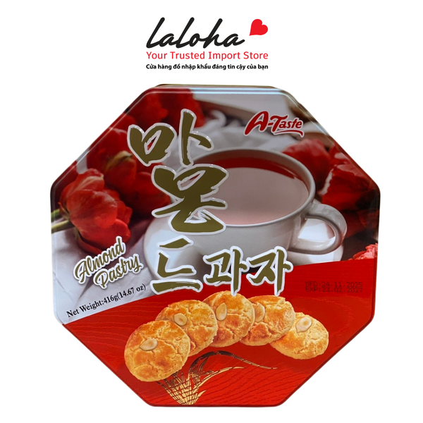 BÁNH QUY MỀM | A-TASTE - HONGKONG | ĐỎ | 416G