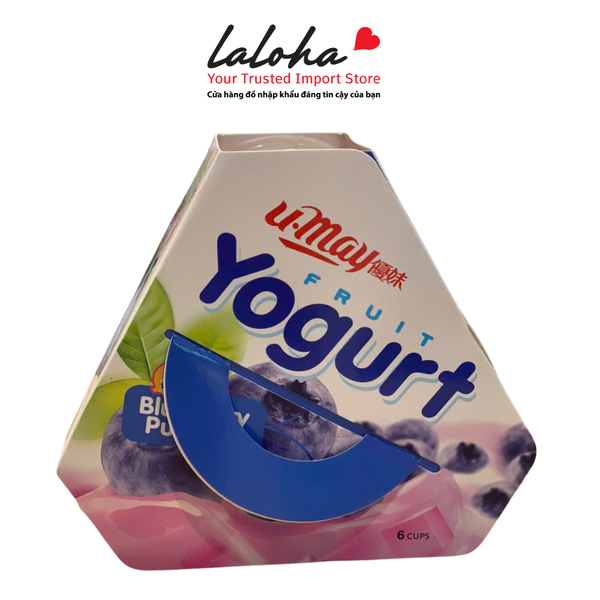 THẠCH RAU CÂU VỊ VIỆT QUẤT | UMAY - ĐÀI LOAN | Pudding Fruit Yogurt |510g - 6 CUP