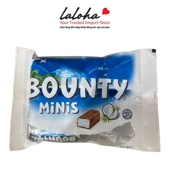 KẸO SOCOLA NHÂN DỪA | BOUNTY MINIS - ANH | 227G