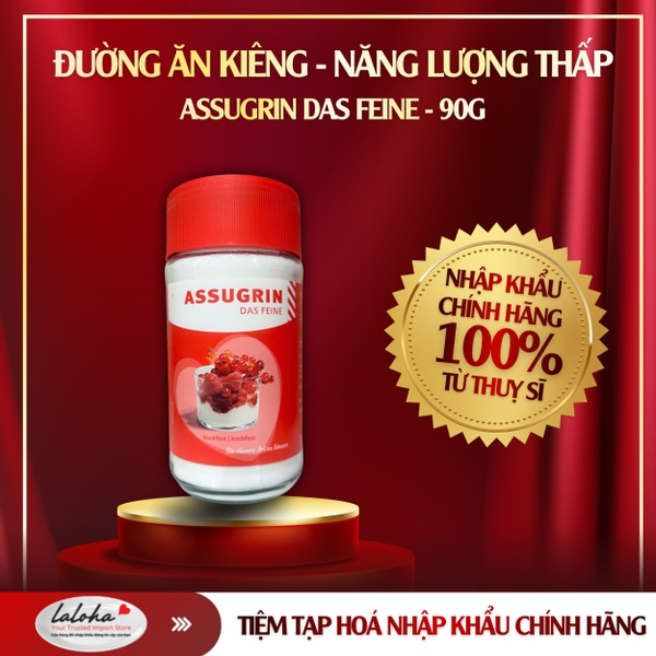 ĐƯỜNG ĂN KIÊNG | ASSUGRIN DAS ORIGINAL – THỤY SĨ | 90g