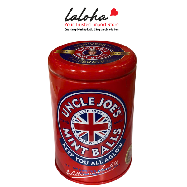 KẸO BẠC HÀ | UNCLE JOE - ANH | 90G (ĐỎ)