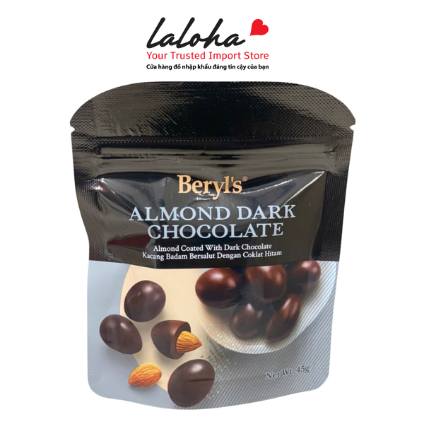 SOCOLA | BERYLS - MALAYSIA | ALMOND DARK | 45G