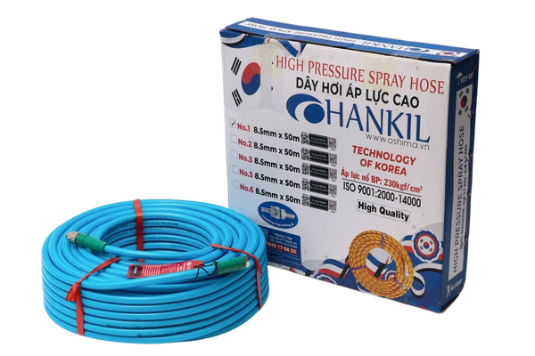 Ống nhựa PVC Hankil No.1 8.5mm x 50m Xanh dương