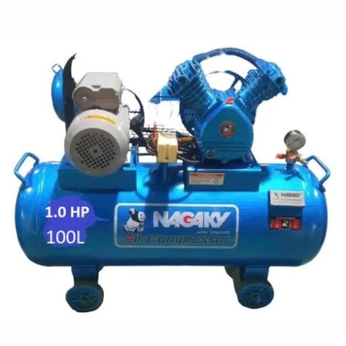 Máy Nén Khí Dây Đai 2HP 100L Nagaky NA-20100 220V