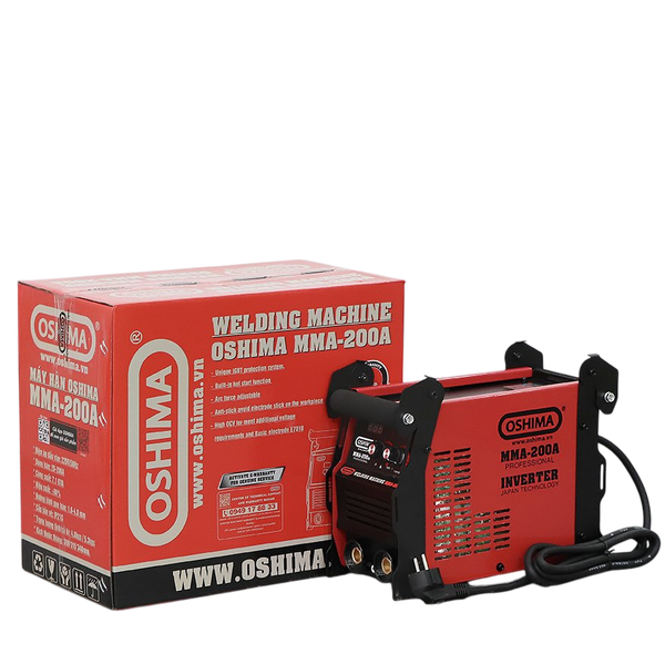 Máy hàn điện tử OSHIMA MMA-200A 7.1KVA Đỏ