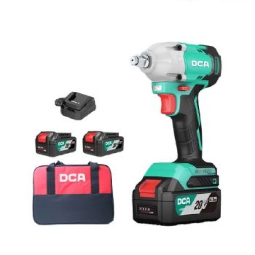 Máy Siết Bu Lông Dùng Pin DCA ADPB298 (TYPE BM) BLDC - Thân Máy, 2 Pin 20V 4ah, Sạc, Túi Vải