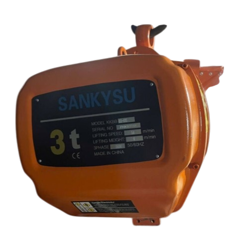 Pa lăng xích điện SANKYSU KKBB03-01 3 tấn cố định 380V