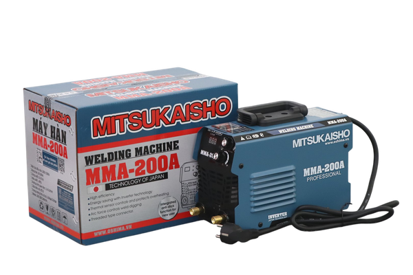 Máy hàn điện tử MITSUKAISHO MMA-200A 5.5KVA Xanh