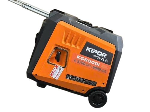 Máy Phát Điện Chạy Xăng Inverter Kipor 6kw KG6500i Siêu Cách Âm Có Đề