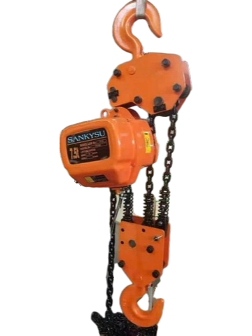 Pa lăng xích điện cố định SANKYSU KKBB7.5-03 7.5 Tấn 380V