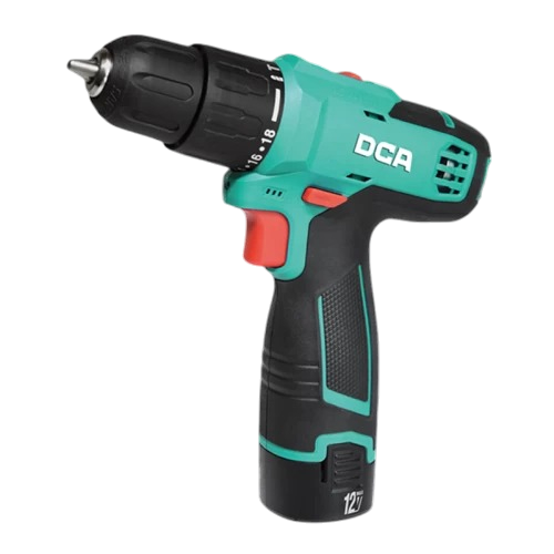 Máy Khoan Vặn Vít Dùng Pin DCA ADJZ1202i (TYPE E) - Thân Máy, 2 Pin 12V 2ah, Sạc, Hộp Nhựa