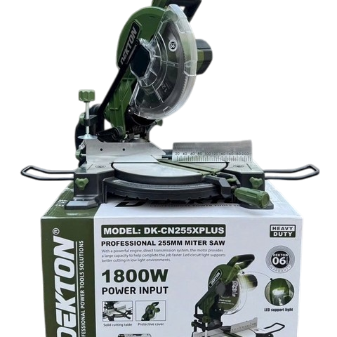 Máy Cắt Nhôm Trực Tiếp Dekton DK-CN255XPLUS đường kính lưỡi cắt 255mm, công suất 1800W