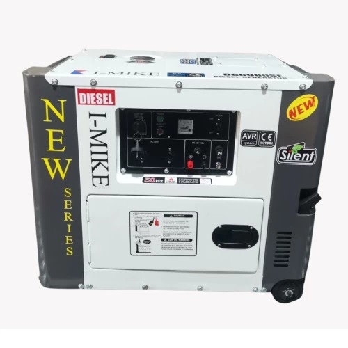 Máy Phát Điện Chạy Dầu I-Mike 5Kw DG6900SE Vuông Siêu Chống Ồn