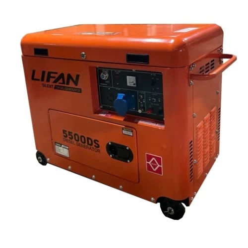 Máy Phát Điện Chạy Dầu 5Kw Lifan 5500DS