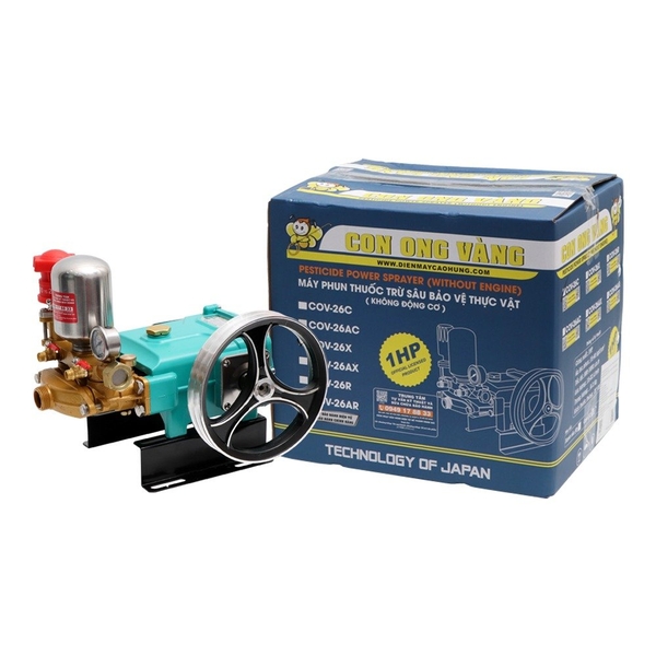Đầu xịt Con Ong Vàng COV26X 1.0HP Xanh mờ