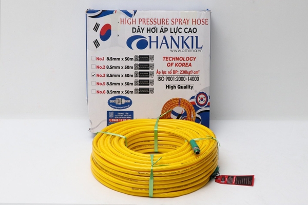 Dây phun Hankil No.3 8.5mm x 50m Vàng