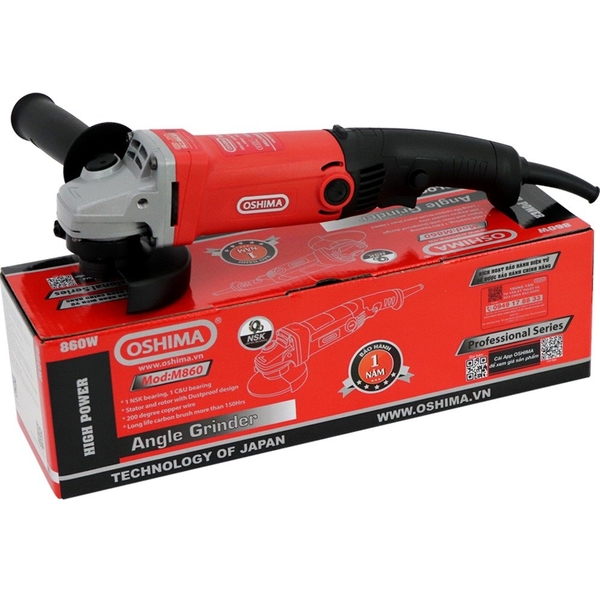 Máy mài góc OSHIMA M860 860W Đỏ Điện 1 pha