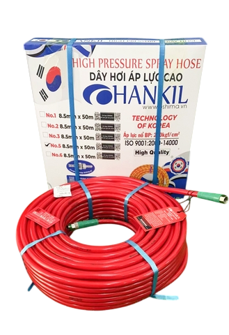 Ống nhựa PVC Hankil No.5 8.5mm x 50m Đỏ