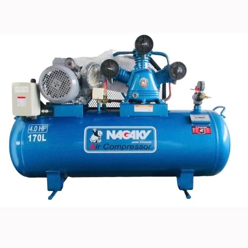 Máy Nén Khí Dây Đai 4HP 170L Nagaky NA-40150 220V