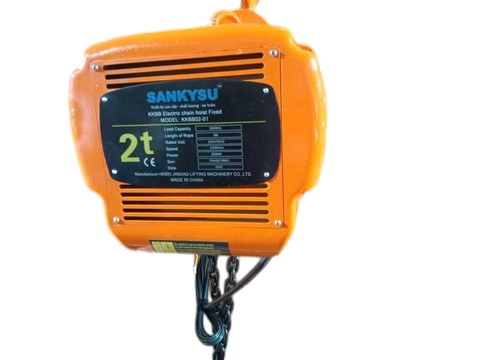 Pa lăng xích điện SANKYSU KKBB02-01 2 tấn cố định 220V