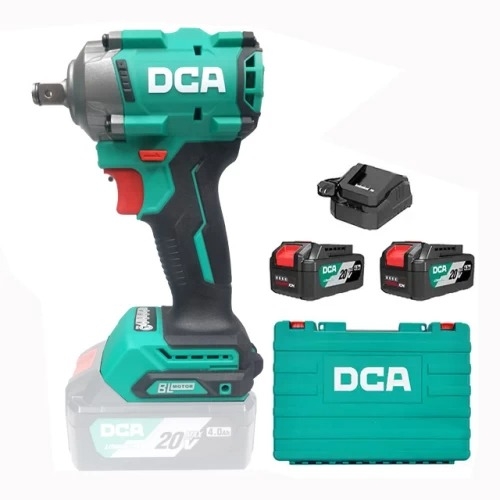 Máy Siết Bu Lông Dùng Pin DCA ADPB358 (TYPE EM) BLDC - Thân Máy, 2 Pin 20V 4ah, Sạc, Túi Vải