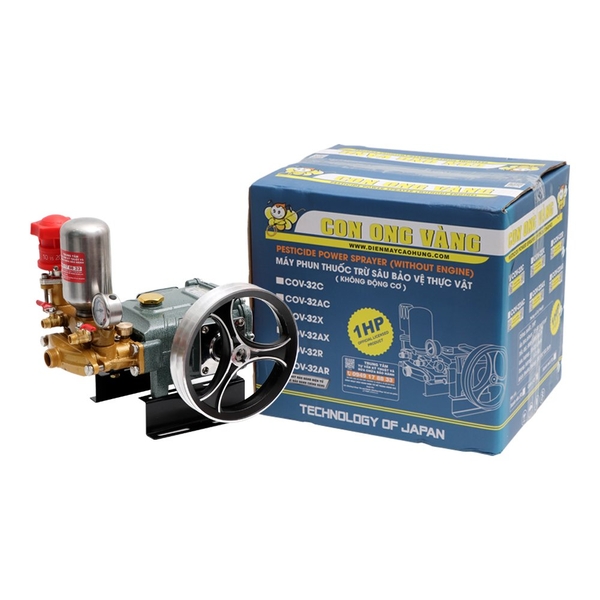 Đầu xịt Con Ong Vàng COV32R 2.0HP Xanh rêu