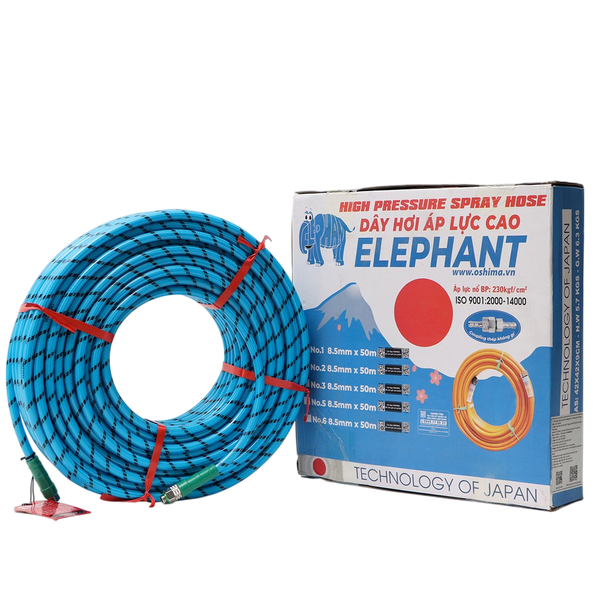 Dây phun Elephant No.1 8.5mm x 50m Xanh dương