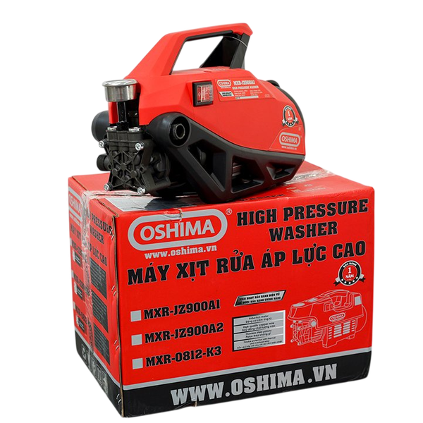 Máy rửa xe Oshima MXR-JZ900A1 2.5kW Đỏ Điện 1 pha
