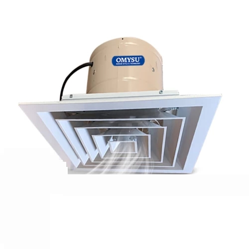 Quạt Hút Âm Trần Công Nghiệp Có Nối Ống Omysu AT-600T