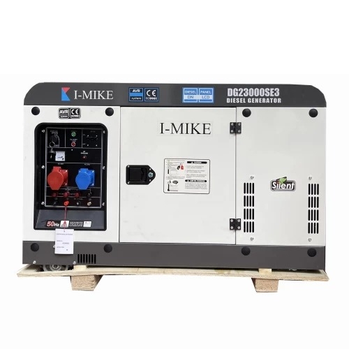 Máy Phát Điện Chạy Dầu I-Mike 18Kw DG23000SE3 Siêu Chống Ồn 3 Pha