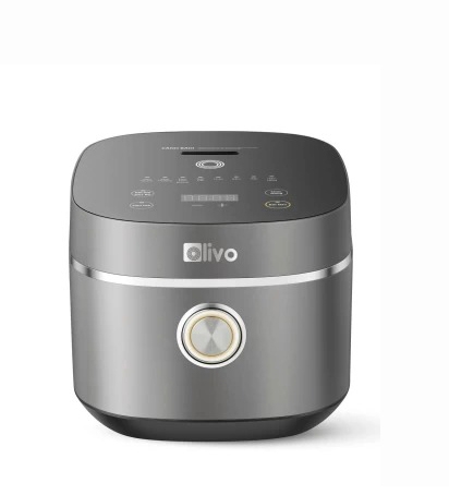 Nồi Cơm Điện OLIVO RC86 Titanium – Lòng Nồi INOX 304 Chống Dính Tự Nhiên, Nấu Cơm Ngon, Thiết Kế Tinh Tế, Sang Trọng