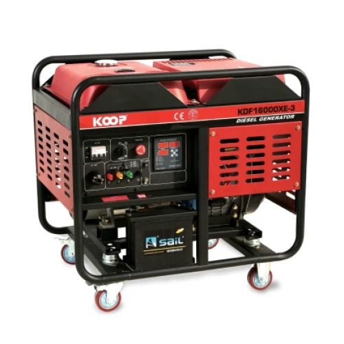 Máy Phát Điện Chạy Dầu 15Kva Koop KDF16000XE-3 3 Pha