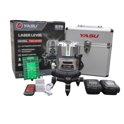 MÁY CÂN BẰNG LASER YMS-DX600 5 TIA XANH PHIÊN BẢN ĐẾ XOAY TỰ ĐỘNG