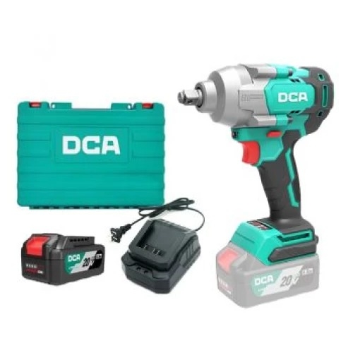 Máy Siết Bu Lông Dùng Pin DCA ADPB698 (TYPE DM) BLDC - Thân Máy, 1 Pin 20V 5ah, Sạc, Hộp Nhựa