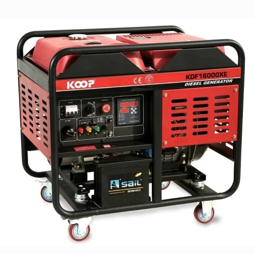 Máy Phát Điện Chạy Dầu 12Kw Koop KDF16000XE