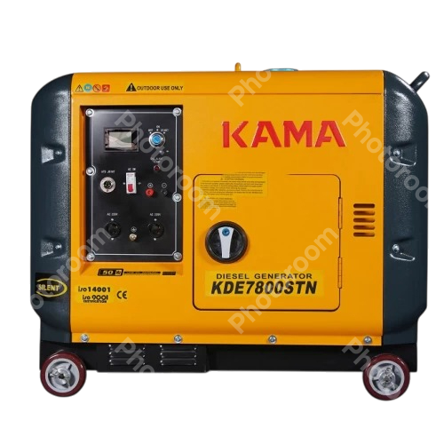 Máy Phát Điện Chạy Dầu 5.6Kw Kama KDE7800STN Siêu Cách Âm
