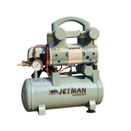 Máy Nén Khí Không Dầu Jetman 9L 1.5Hp NKF-1180T9 Lên Hơi Nhanh
