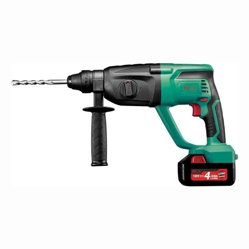 Máy Khoan Bê Tông Dùng Pin DCA ADZC02-24 (TYPE EK) BLDC - Thân Máy, 2 Pin 20V 4ah, Sạc, Hộp Nhựa