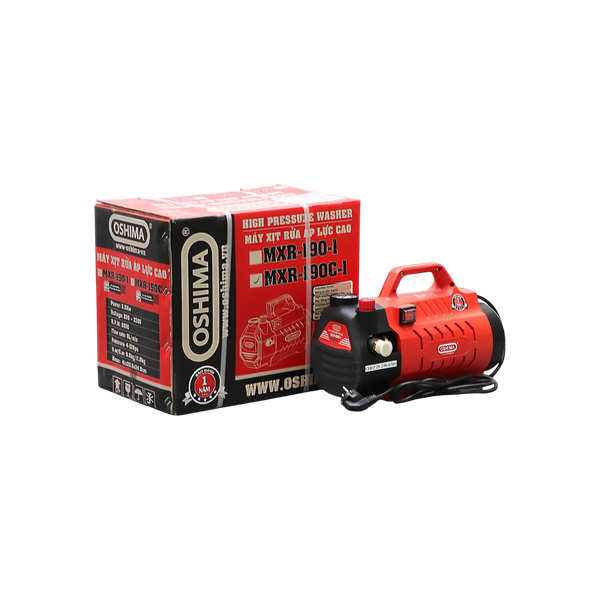 Máy rửa xe OSHIMA MXR-190C-1 2.5kW Đỏ Điện 1 pha
