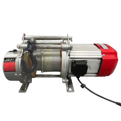 Tời nâng vỏ nhôm CD-K1 tốc nhanh 30m/phút (220V) 200-400-30m