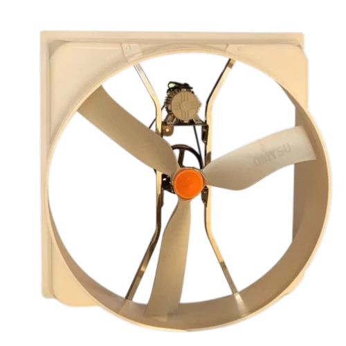 Quạt Thông Gió Composite Gián Tiếp 3 Cánh Nhôm Đúc Omysu BMF-1460 380V