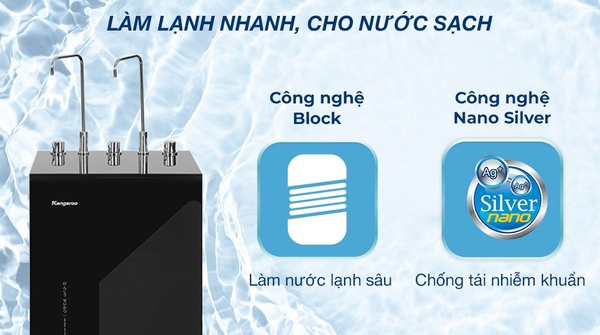 Máy lọc nước Kangaroo nóng lạnh KG10A17