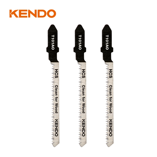 Lưỡi cưa lọng cắt lượn, cắt mịn cho gỗ T101AO HCS (3 cái/bộ) Kendo - 46005001