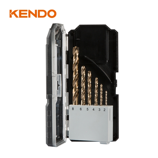Bộ mũi khoan inox HSS-Co 6 cái (2- 8mm) Kendo - 11603834