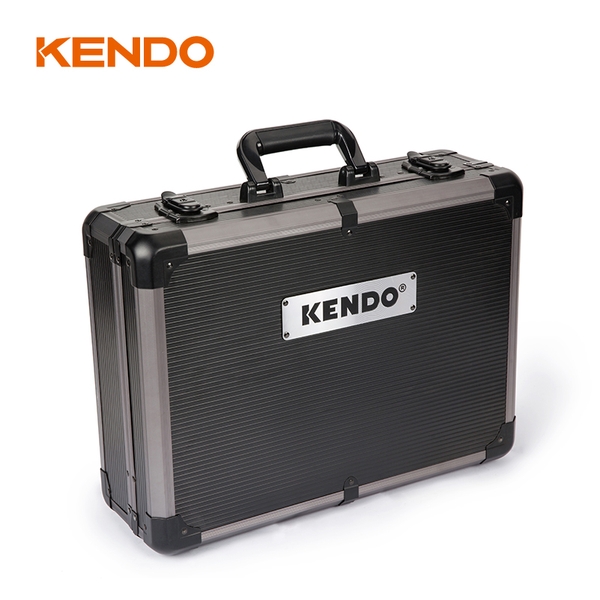 Bộ dụng cụ vỏ nhôm 124 chi tiết Kendo - 90702
