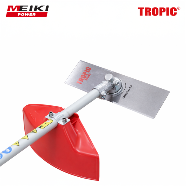 Máy cắt cỏ chạy xăng sử dụng động cơ 2 thì MEIKI TU26 (TROPIC)