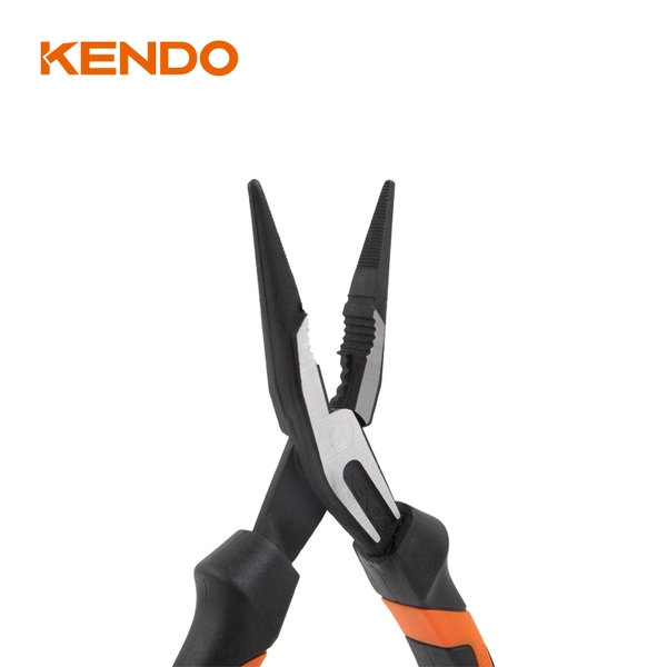 Kìm nhọn chuyên nghiệp đòn bẩy trợ lực cao bằng thép CR-V Kendo