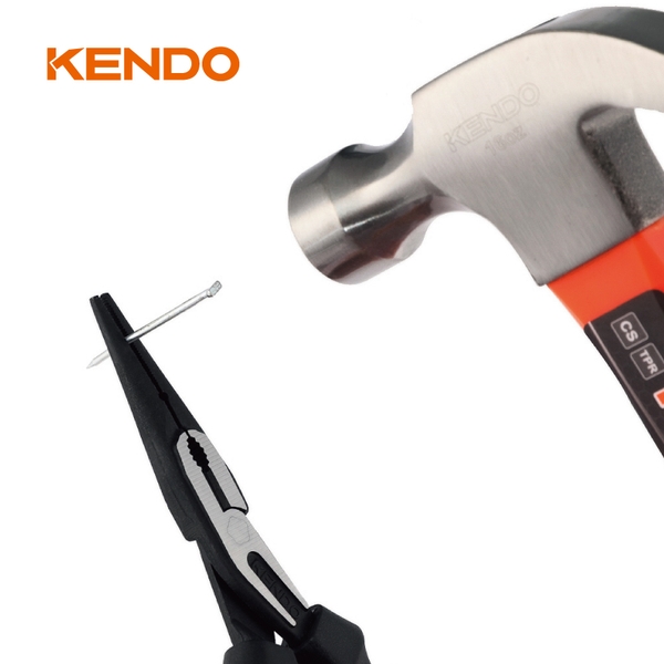 Kìm nhọn chuyên nghiệp đòn bẩy trợ lực cao bằng thép CR-V Kendo